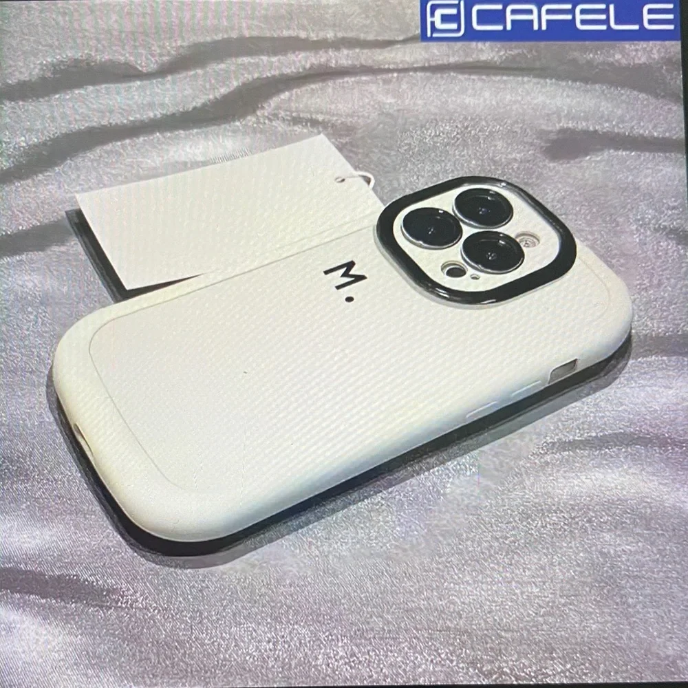 Cafele White iPhone Case